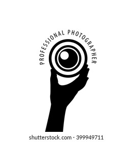 vector logo for photographer