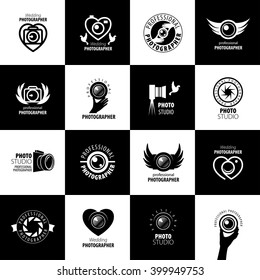 vector logo for photographer