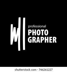 vector logo for photographer