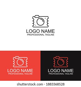 vector logo for photographer. different digital camera logo designs.