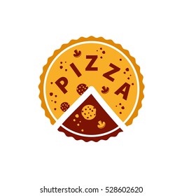 vector logo pizza