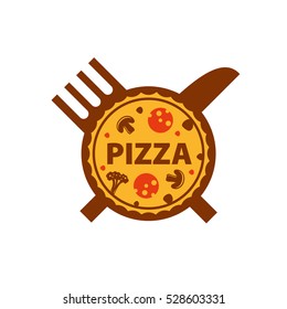 vector logo pizza