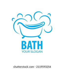 Vector logo of plumbing, baths and showers