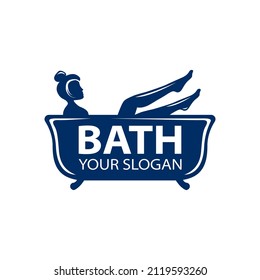 Logotipo vectorial de fontanería, baños y duchas