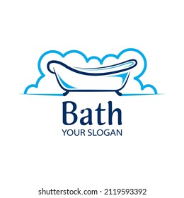 Vector logo of plumbing, baths and showers