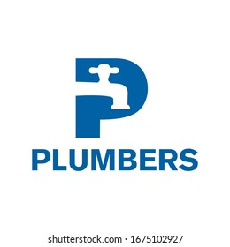 Vector logo of plumbing and water supply company