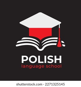 Vector logo of the Polish language school