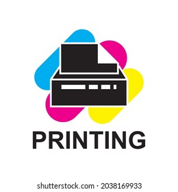 Vector Logo Printing House Photocopies Stock Vector (Royalty Free ...