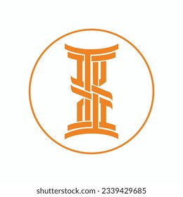 Vector logo for a product or brand in red yellow color.