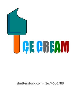 Logo vectorial para la Compañía de Crema de Hielo Profesional
