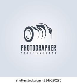 Vector logo for professional photographer