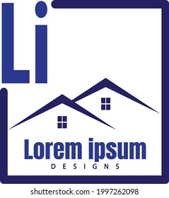 vector logo property and developer corporate and modern real estate