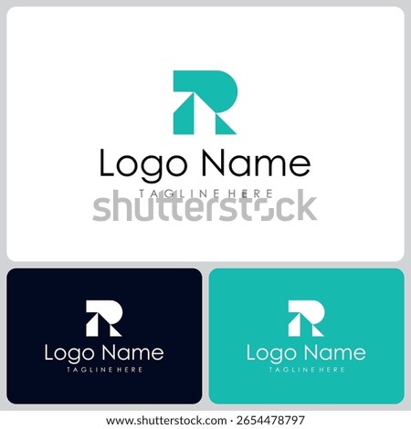 vector logo R building .concept logo	
