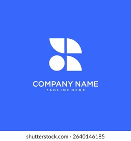 vector logo R. logo design