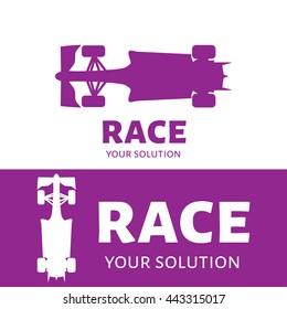 Vector logo racing