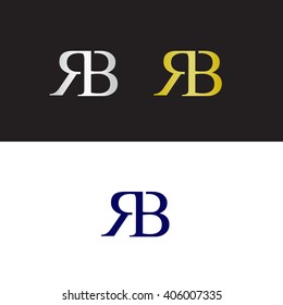 Vector logo with RB initials 