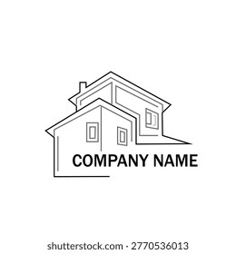 vector logo real estat simple concep 