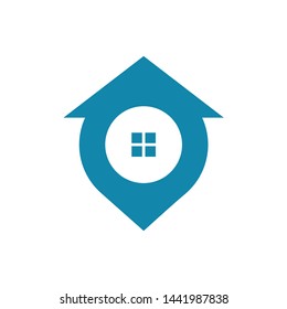 vector logo of real estate
