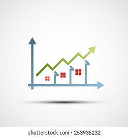 Vector logo of the real estate