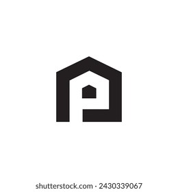 vector logo real estate modern design