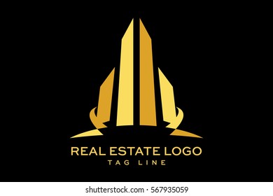 Vector Logo Real Estate,Construction. Stylish and modern logo.It used in business areas such as construction and real estate.