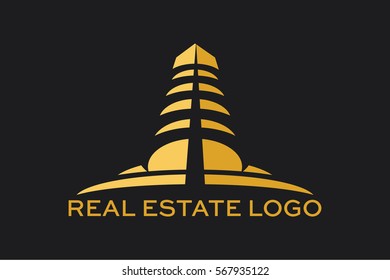 Vector Logo Real Estate,Construction. Stylish and modern logo.It used in business areas such as construction and real estate.
