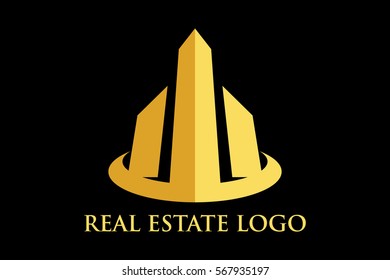 Vector Logo Real Estate,Construction. Stylish and modern logo.It used in business areas such as construction and real estate.