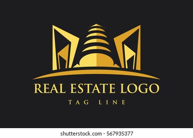 Vector Logo Real Estate,Construction. Stylish and modern logo.It used in business areas such as construction and real estate.