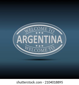 Logo vector para la República Argentina, imán frigorífico, símbolo argentino original