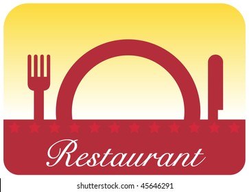 vector logo for a restaurant