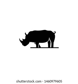 Vector logo of rhinoceros rhinoceros graphic