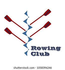 Vector logo for rowing club