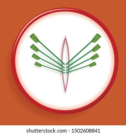 Vector logo for rowing club