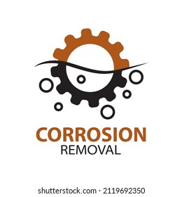 Vector logo of rust removal and treatment