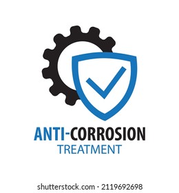 Vector logo of rust removal and treatment