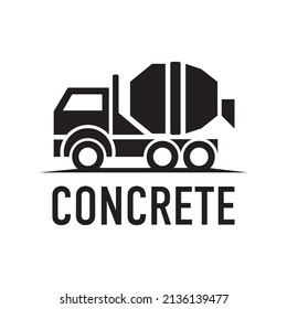 Vector logo for the sale of concrete and cement