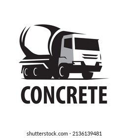 Vector logo for the sale of concrete and cement