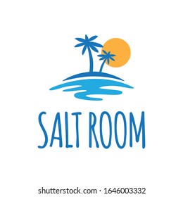 vector logo of the salt room, recreation room