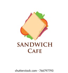 Vector Logo Sandwich  Cafe and Restaurant