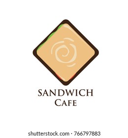 Vector Logo Sandwich  Cafe and Restaurant