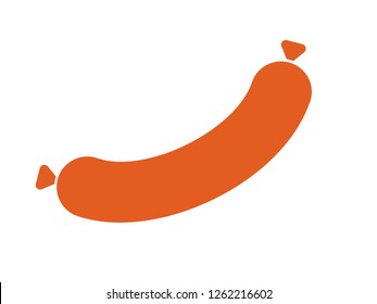 Vector logo Sausage on a white background