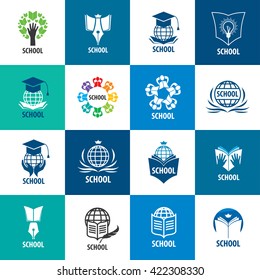 vector logo School