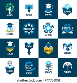 vector logo School