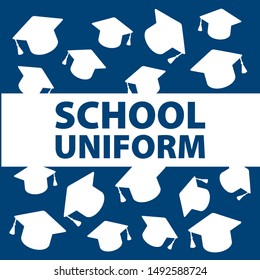 Vector logo for school store clothes and uniforms