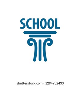 vector logo school university