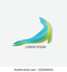 vector logo of a sea lion icon for a company or product