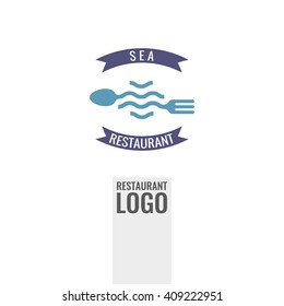Vector logo for seafood restaurant.