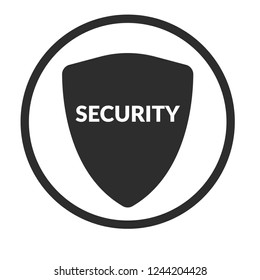 vector logo security shield for protection