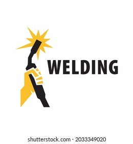 Vector logo of the service, welding workshop