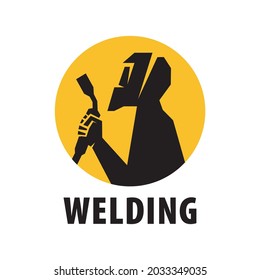 Vector logo of the service, welding workshop